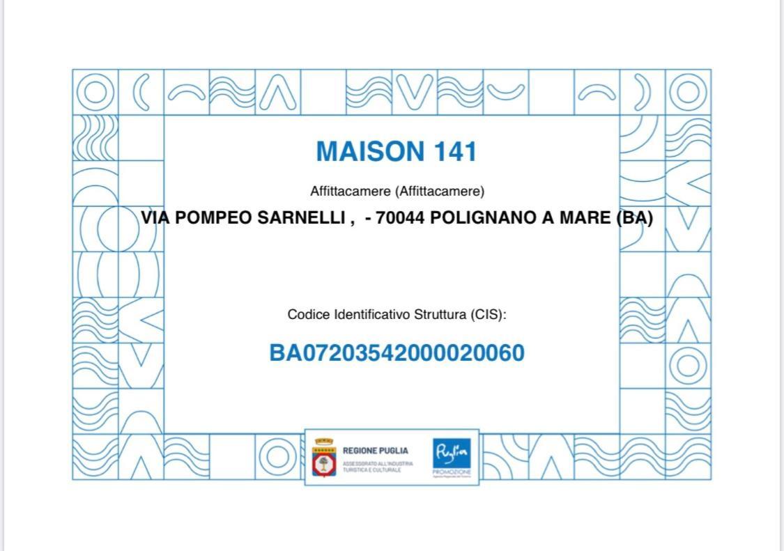 Maison 141 Polignano a Mare Dış mekan fotoğraf